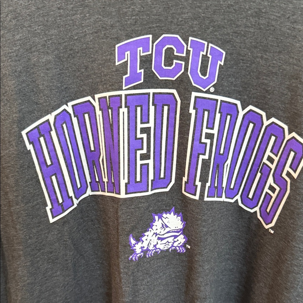 Fanatics Gray TCU Horned Frogs Tee